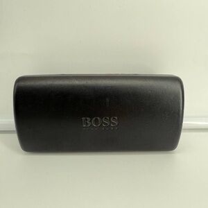 HUGO BOSS Black Hard Clamshell Case Medium Size Eyeglasses & Sunglasses Mint